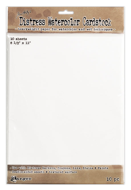 Ranger ink ranger • Tim Holtz papier cartonné aquarelle détresse 10 pièces