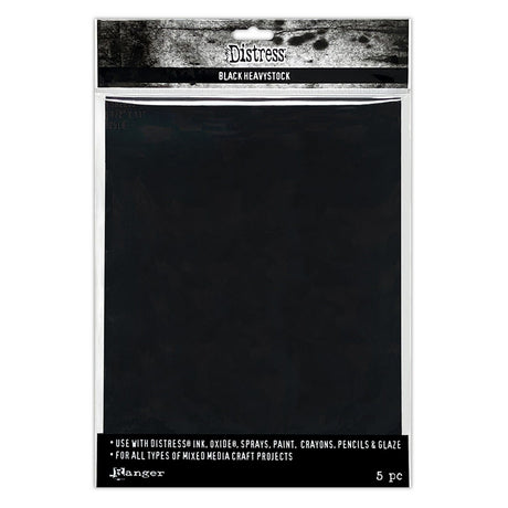 Ranger ink ranger • Tim Holtz détresse techniques mixtes heavystock 20,32x25,40cm noir