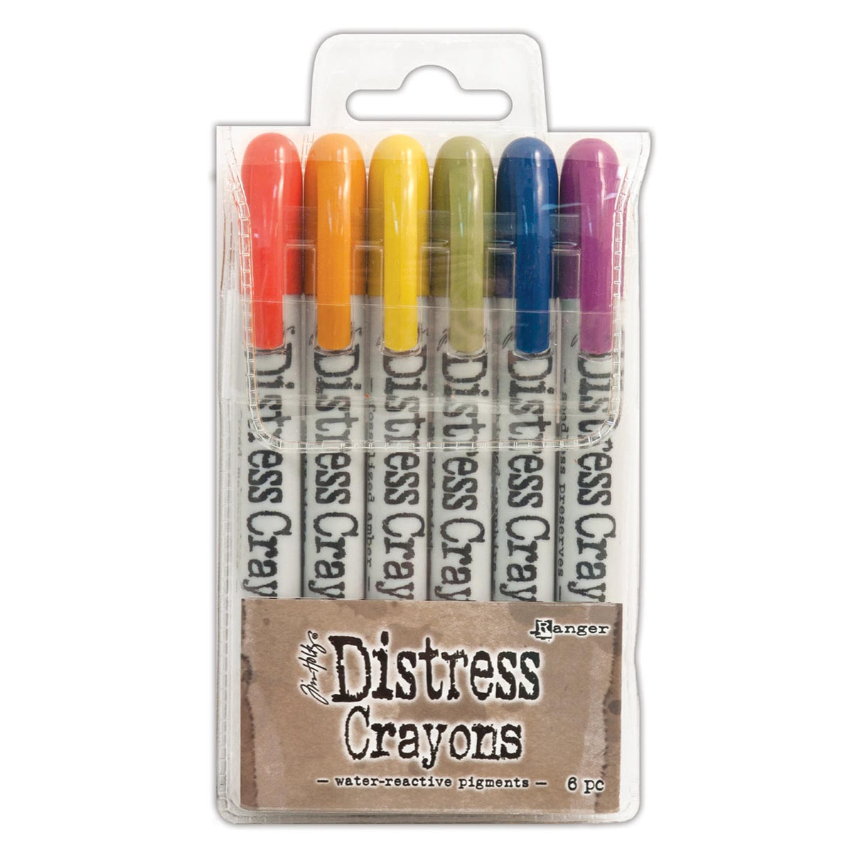 Ranger Ink Ranger • Ensemble de crayons de détresse Tim Holtz 2 6 pièces.