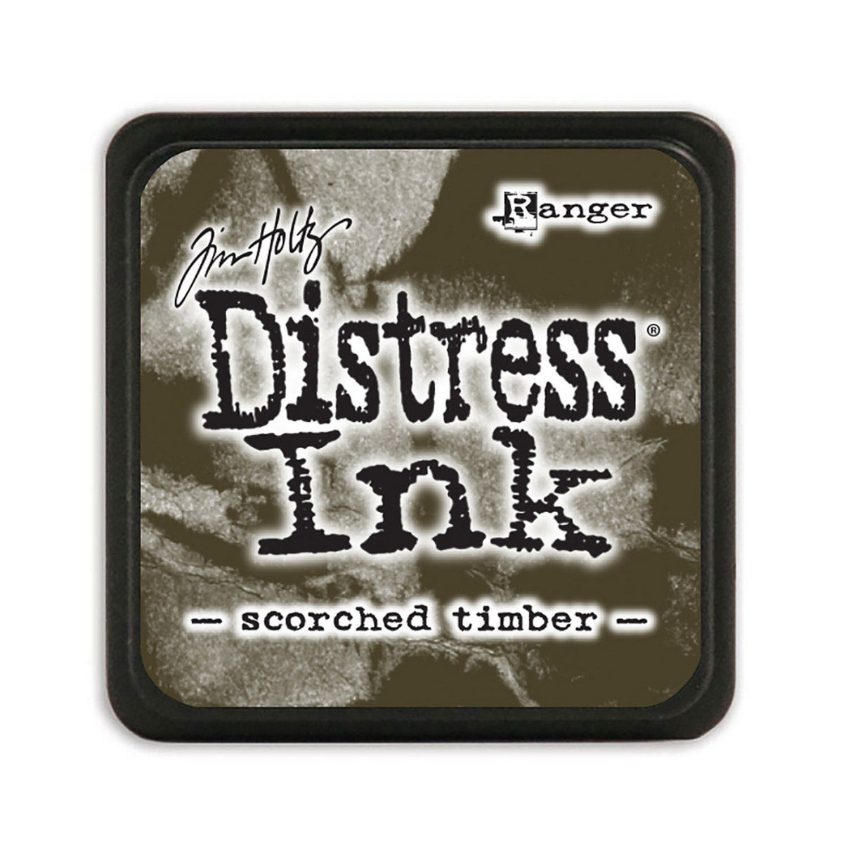 Ranger Ink Ranger • Mini tampon encreur de détresse Tim Holtz, bois brûlé