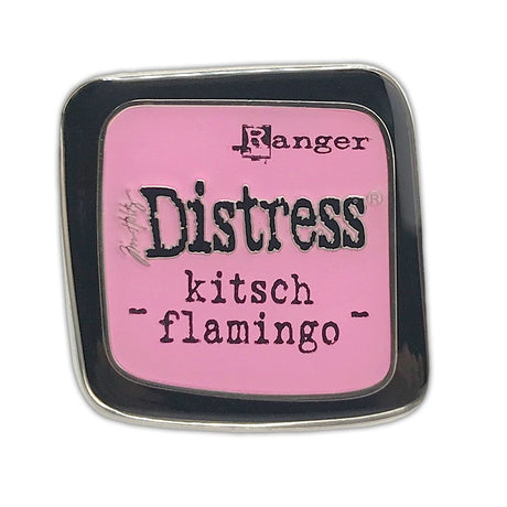 Ranger Ink Ranger • Tim Holtz épingle en émail de détresse kitsch flamant rose