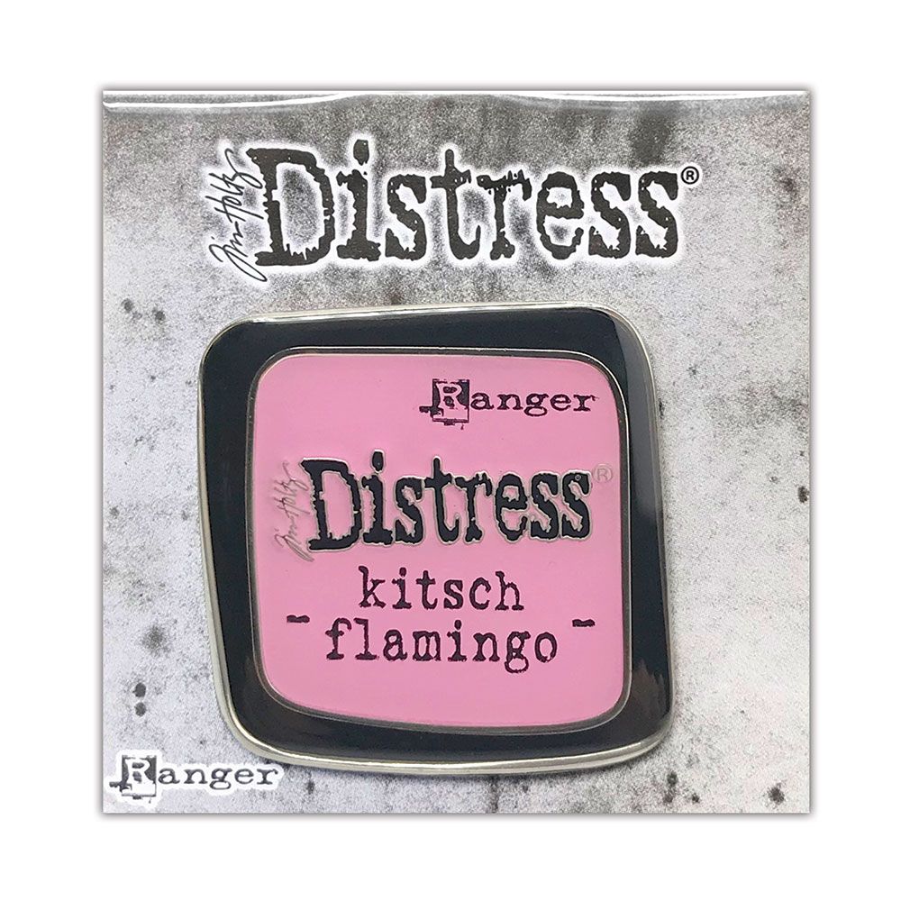 Ranger Ink Ranger • Tim Holtz épingle en émail de détresse kitsch flamant rose