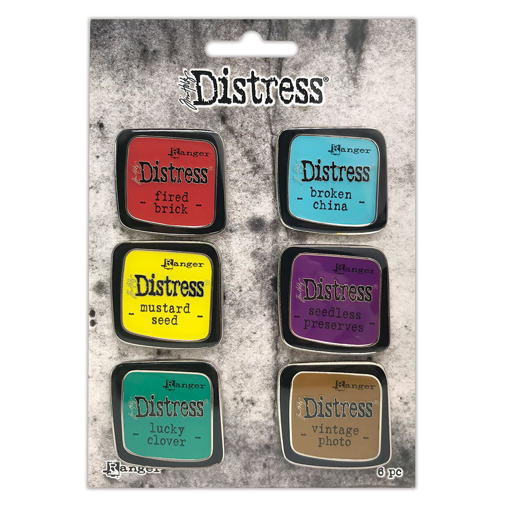 Ranger Ink Ranger • Ensemble d'épingles en émail de détresse Tim Holtz 2
