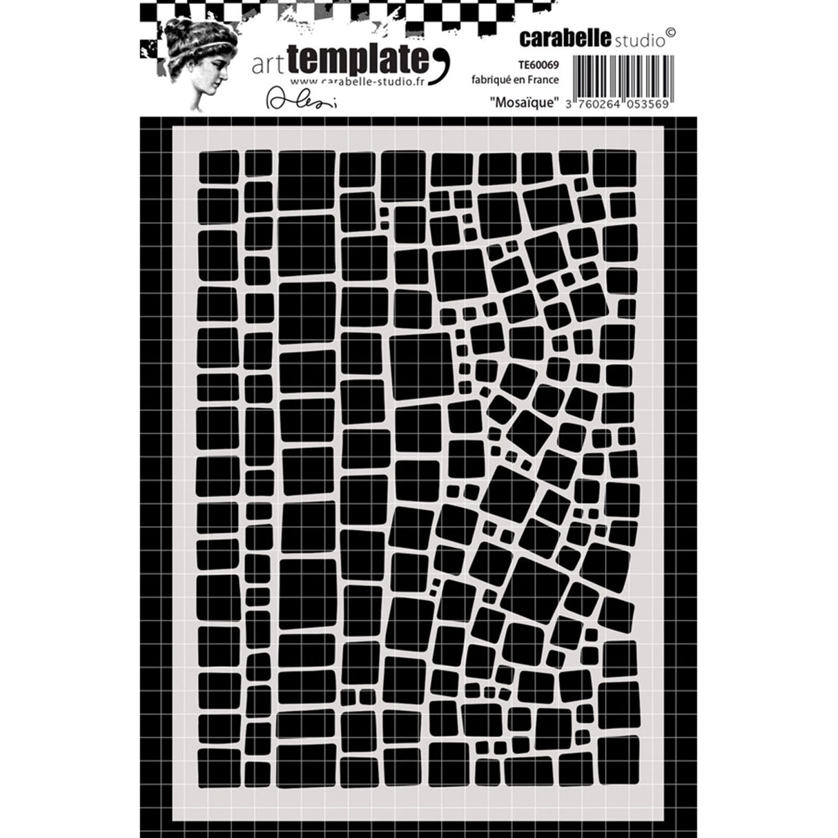 Carabelle studio • gabarit 10,5x14,8cm mosaïque par alexi