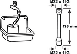 Cornat régulateur d'économie de tuyau m22vxm22v ch - tec307597