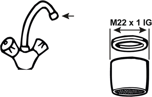 Aérateur Cornat m22v 2pcs ch - tec307797