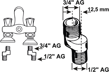 Cornat raccord s 3 4x1 2 2pcs - tec321020