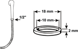 Cornat kit d'étanchéité flexible de douche 1 2 (4 pcs) - tec380225