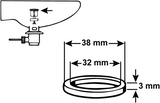 Joint torique Cornat bouchon de vidange 32x3mm - tec380243