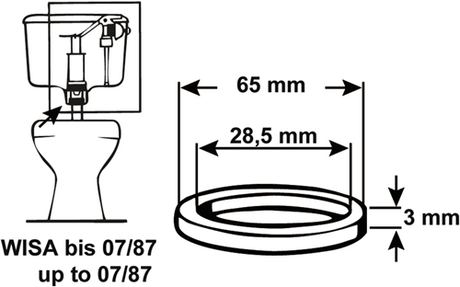 Cornat joint vidange évier wisa - tec380423