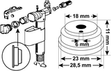 Joint Cornat pour robinet Wisa Abu Grohe - tec380428