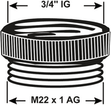 Cornat réducteur ch laiton mv m22x3 4 - tec386307