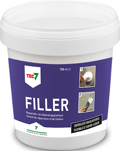 Pot de remplissage Tec7 mastic de remplissage et de finition tout-en-un 750ml - 601075000