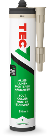 Kit universel cartouche Tec7 310ml beige - 535906000