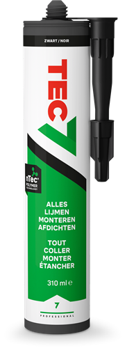 Kit universel cartouche Tec7 310ml noir - 535106000