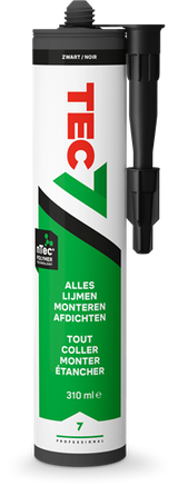 Kit universel cartouche Tec7 310ml noir - 535106000