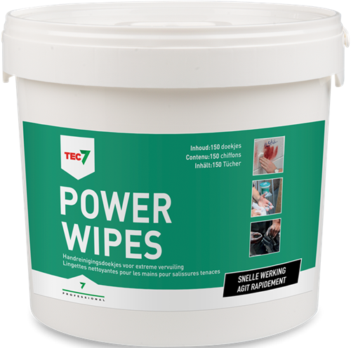 Lingettes nettoyantes Tec7 powerwipes 150 lingettes - 467035000