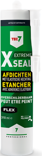 Tec7 x-seal anthracite, cartouche, 310 ml | sceller tout et partout - 528014000
