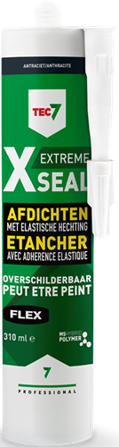 Tec7 x-seal anthracite, cartouche, 310 ml | sceller tout et partout - 528014000