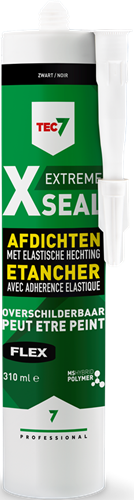 Tec7 x-seal noir, cartouche, 310 ml | sceller tout et partout - 528013000