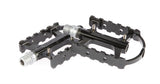 Tecora E Tecmulti Pédale Set en aluminium Multigrip noir sur carte