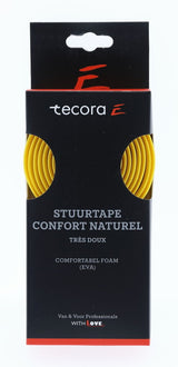 Guidon Tecora e confort naturel, ø2,5x30mm, 1,8m, jaune