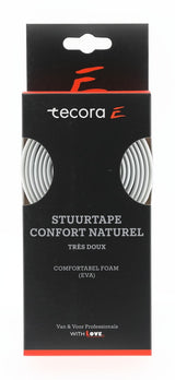Guidon Tecora e confort naturel, ø2,5x30mm, 1,8m, blanc