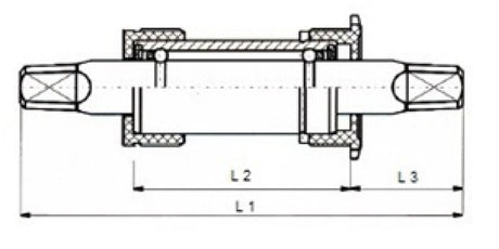 Tecora E Bullet Roining Bottom Suppilete 110 mm Alu italiano