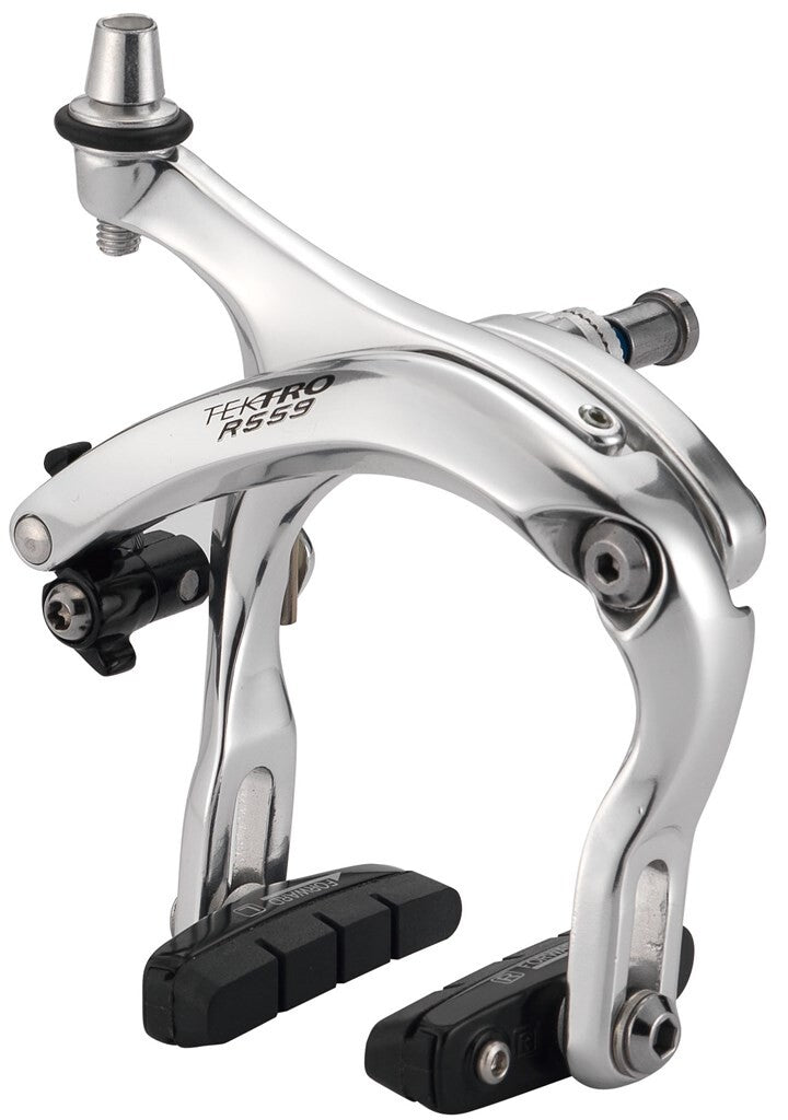 Tectro Brake Set Caliper R559 med brakepad P477 före silver