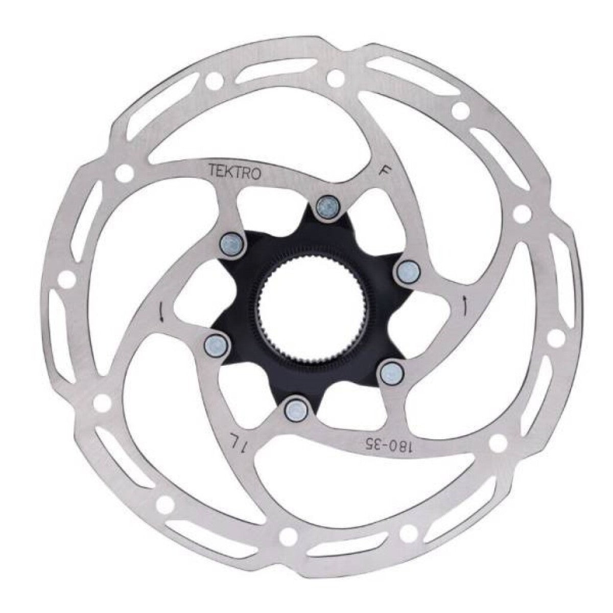 Disque de frein à disque Tektro tr180-35 ø180mm, centerlock, argent