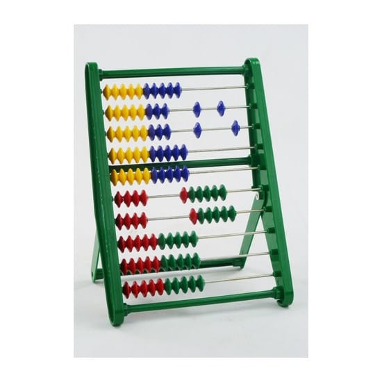 Boulier Van der Doelen en plastique rouge, jaune ou vert