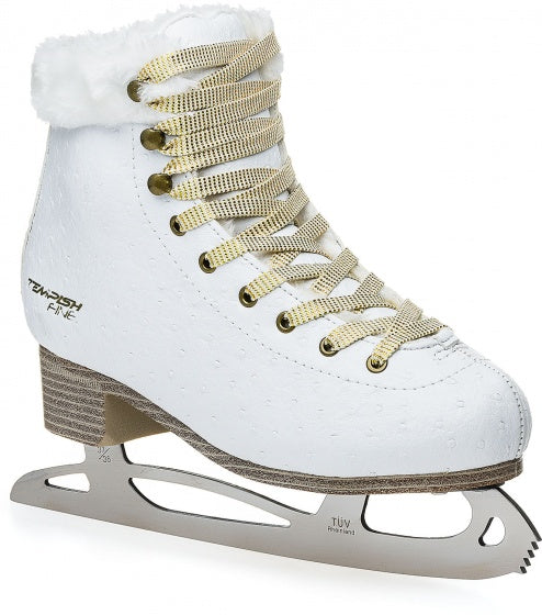 Tempish figure skating fine ladies white size 40