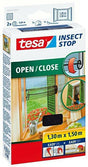 Tesa 1050480 - Rideau anti-mouches premium anti-insectes ouvert et fermé 1,3 mx 1,5 m | 1 pièce