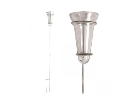 Esschert design pluviomètre esschert galvanisé avec verre