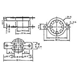 Fusible thermique ouvert
