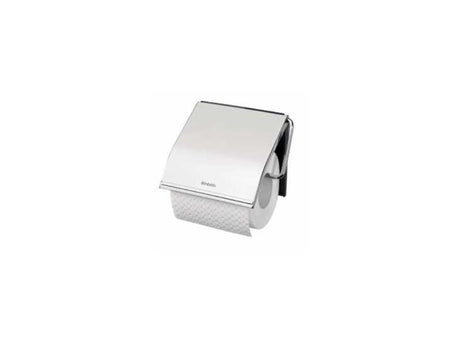 Porte-rouleau de papier toilette Brabantia en acier brillant