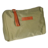 Trousse de toilette Traveler trousse de beauté vert marron 30cm x 20cm
