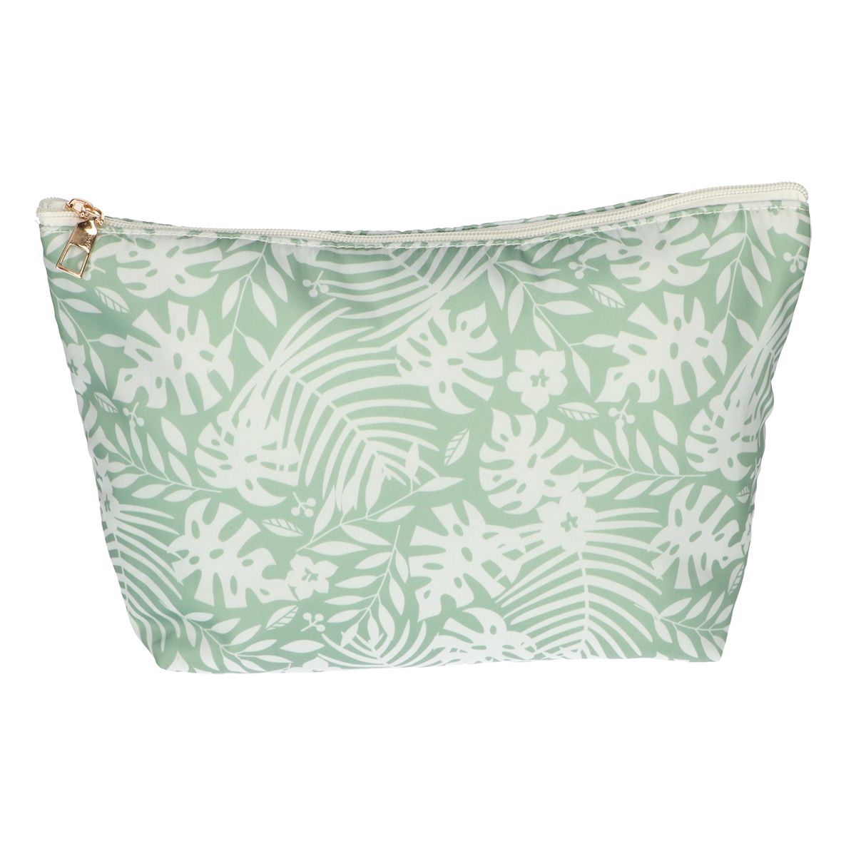 Trousse de toilette Traveler vert palmier blanc 30cm x 19,5cm