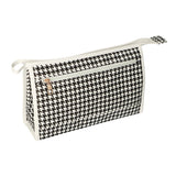 Trousse de toilette traveller pied-de-poule 30cm x 19,5cm