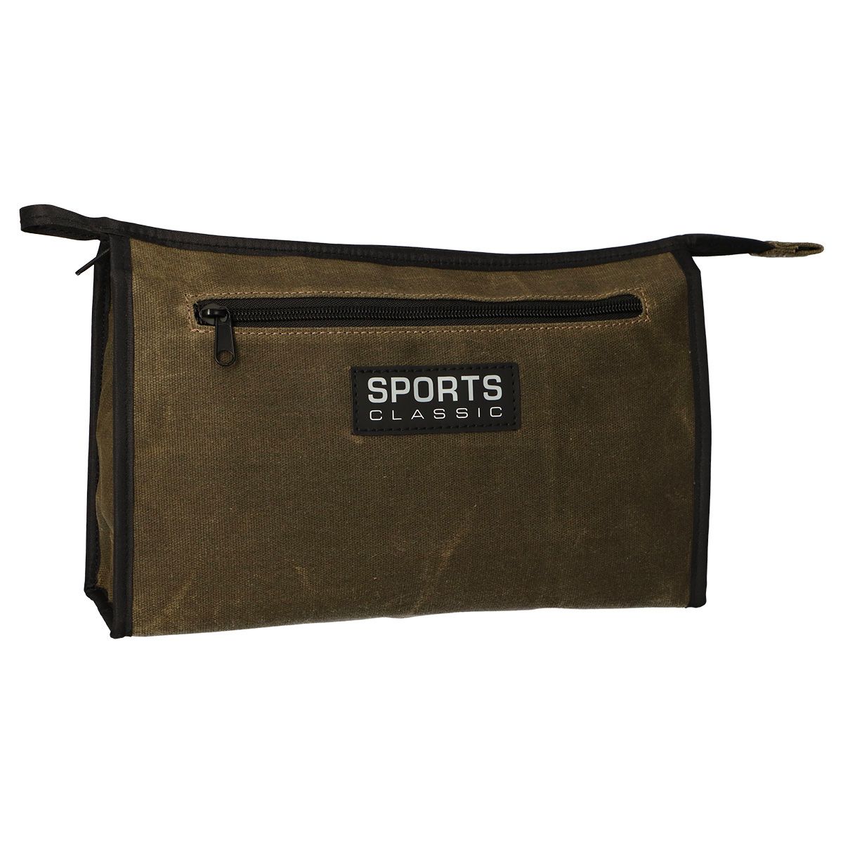 Trousse de toilette Traveler sport classique vert militaire 35cm x 24cm