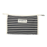 Trousse de toilette Traveler rayure bleu sport classique 30x20cm