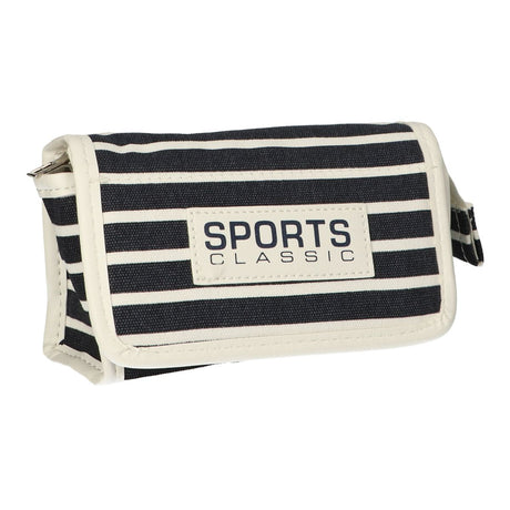 Sac miroir traveller rayure bleu sport classique 16,5x11cm
