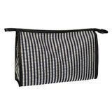 Trousse de toilette Traveler rayure bleu crème 30x20cm