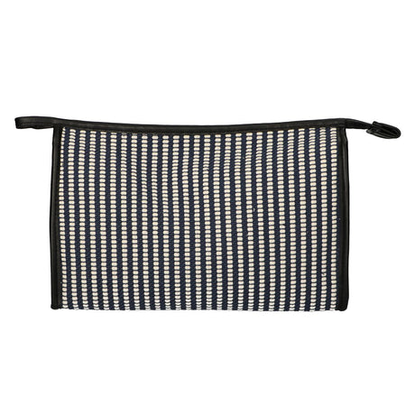 Trousse de toilette Traveler rayure bleu crème 30x20cm