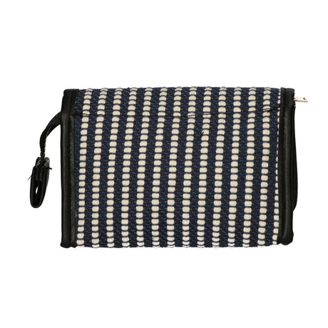 Sac miroir traveller rayure bleu crème 16,5x11cm