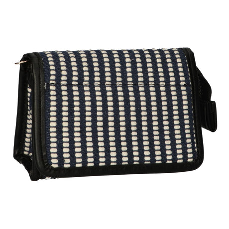 Sac miroir traveller rayure bleu crème 16,5x11cm