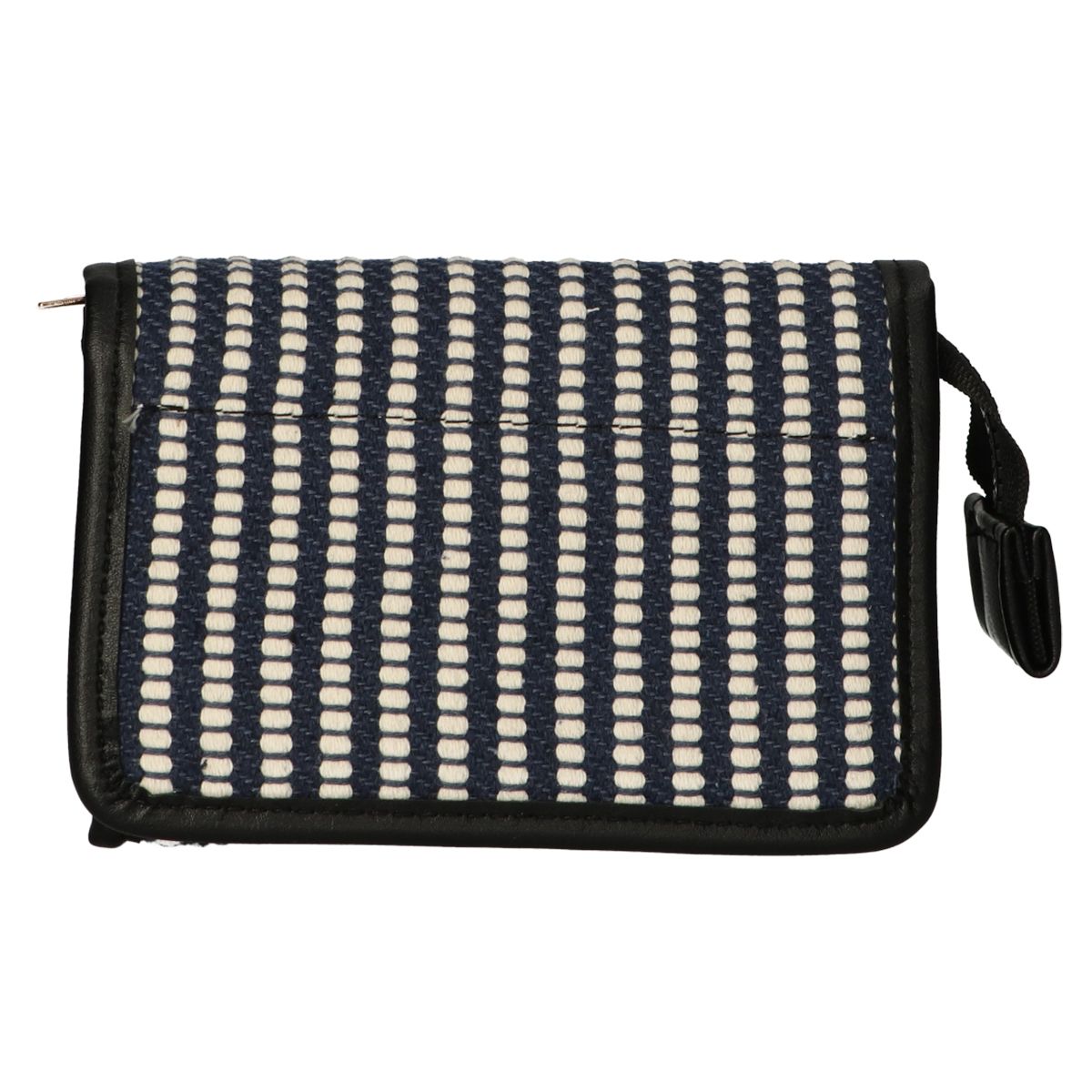 Sac miroir traveller rayure bleu crème 16,5x11cm