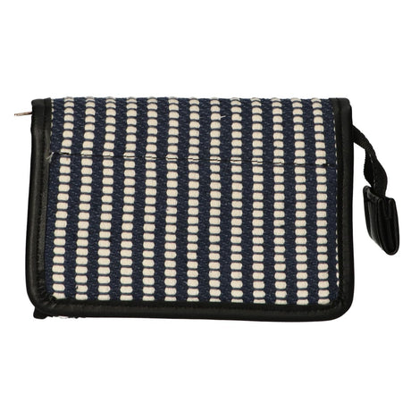 Sac miroir traveller rayure bleu crème 16,5x11cm