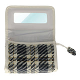 Sac miroir traveller tweed check 16,5x11cm