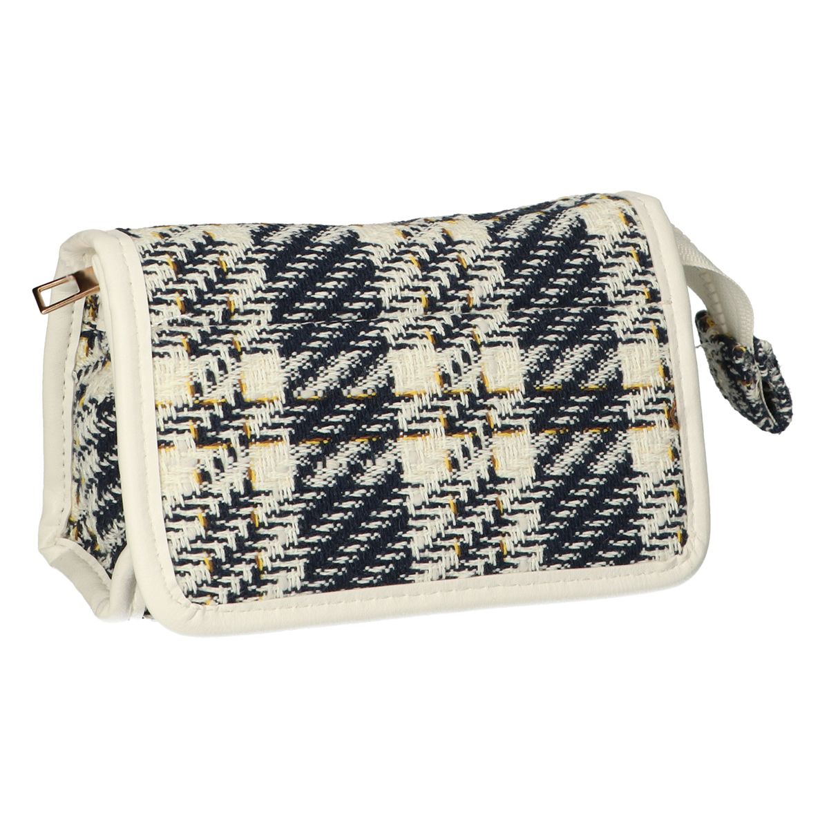 Sac miroir traveller tweed check 16,5x11cm